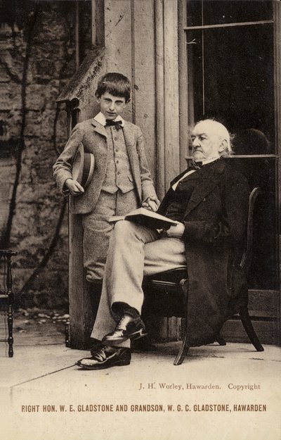 William Ewart Gladstone von English Photographer